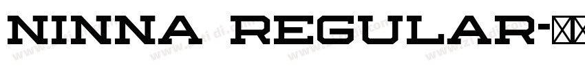 Ninna Regular字体转换